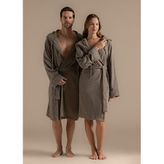 Chakra Ferme Vizon Bambu Unisex Bornoz - Bej