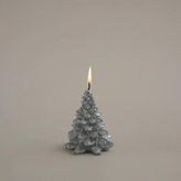 Chakra Pinely Çam Ağacı Mum 9 Cm Silver - Gümüş - 1