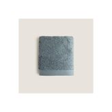 Chakra Solıd Bambu El Havlusu 33X33 Cm Çelik Mavi