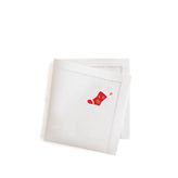 Chakra Vitalia Pamuklu Nakıslı 40x40 cm Beyaz Servis Peçetesi