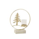 Chakra Zigo Agaç Desenli Tealight Mumluk