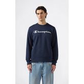 Champion 221811-BS501 Lacivert Script Shop Crewneck Erkek Sweatshirt
