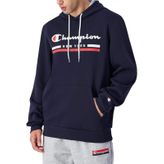 Champion Baskılı Kapüşonlu Sweatshirt, Erkek