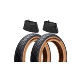 Chaoyang 20x4.00 3mm Zırhlı Amber Fat Bike Bisiklet Lastik Seti
