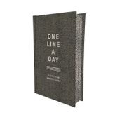 Charcoal Canvas One Line a Day: A Five-Year Memory Book