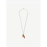 Charm Detaylı Uzun Kolye