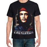 Che Guevara Unisex Tişört - Siyah - XL