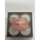 Chemdle Şeftali Kokulu Tealight Mum - Krem
