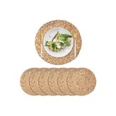 Cherry Collection 1 Adet El Yapımı Lüx Örme Hasır Bambu Amerikan Servis Supla
