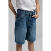 Chester 2 Erkek Çocuk Jean Şort Denim - 12 - Mavi