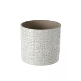 Chıafrön, Seramik Saksı, 12 Cm, Beyaz