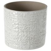 CHIAFRÖN seramik saksı, beyaz beyaz 12 cm