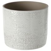 CHIAFRÖN seramik saksı, beyaz beyaz 15 cm