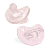 chicco Emzik, Açık Pembe, 2-6 Aylık, 2'li