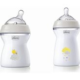 Chicco Natural Feeling Pp Biberon Ikili 250+330 ml Desenli - Beyaz - 580 ml