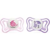 Chicco Physio Light Silikon Emzik 2'li 2-6 Ay - Mor - 0 - 1,5 Yaş