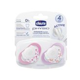 Chicco Physio Pembe Silikon 4m+ 2'li Emzik
