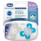 Chicco PhysioForma Comfort Erkek 16-36 Ay 2'li Silikon Emzik