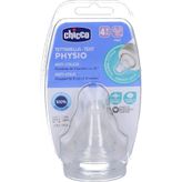 Chicco Physiological Biberon Emziği 4 Ay+ Silikon 2'li