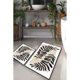 Chilai Home Casting Leaf Djt 2'li Set Banyo Halısı