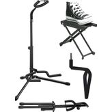 Chroma Gitar Standı + Gitar Ayak Sehpası Saz Bağlama Gitar Ud Sehpası