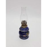 Çiçek Desenli Antika Porselen Gaz Lambası 028
