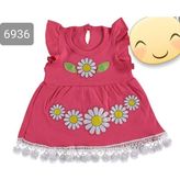 Çiçekli Bebek Elbise Tuhfetower - Pembe