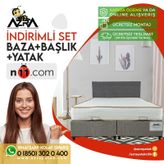 ÇİFT KİŞİLİK YATAK+BAZA+BAŞLIK