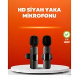 Çift Mikrofonlu Kayıt Seti Mini Mikrofon