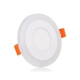 Çift Renkli 3+3 Watt Led Panel Tavan Spot Lambası - Mavi-Beyaz