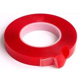 Cıft Taraflı Bant 10Mm X 5 Mt Kırmızı Seffaf - Ctb310ad.