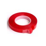 Çift Taraflı Bant 25mm X 5mt Kırmızı Şeffaf