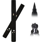 Çift Uçlu Yıldız Desenli Eyeliner - Siyah