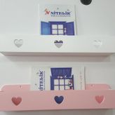 ÇİFTLİ KALPLİ LANA LAKE MONTESSORİ KİTAPLIK RAF