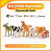 Çiftlik Hayvanları Oyuncak Seti 6’lı