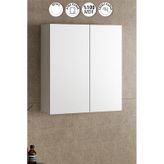 Çiğdem 55 Cm Beyaz Mdf Aynalı Asma Banyo Üst Dolabı Beyaz