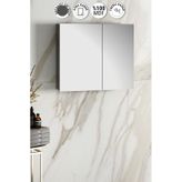 Çiğdem 80 Cm Antrasit Gri Mat Mdf Aynalı Asma Banyo Üst Dolabı Antrasit - Gri
