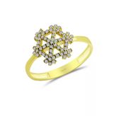 CiGold 17K1YZK0185015141 14 Ayar Taşlı Yüzük