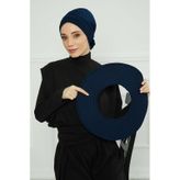 Çıkarılabilir Penye Şapka Bone,S-2P Lacivert