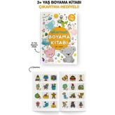 Çıkartmalı Boyama Kitabı 3 Yaş + - 1 Adet