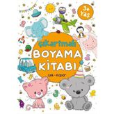 Çıkartmalı Boyama Kitabı Çek Kopar 3+Yaş