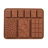 Çikolata Kalıbı - Silikon - Karışık Tablet