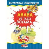 Çilek Kitaplar Araba ve Taşıt Boyama - Aşağı