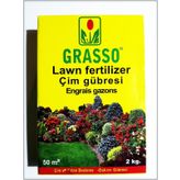 Çim Tohumculuk Çim Grasso-2 kg 50 m² Gübre