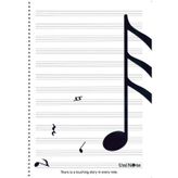 Çınar A4 Müzik Defteri 30 Yp. Spr. PP. Kpk.