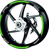 Çınar Extreme Double Stripe Floresan Yeşil Jant Şeridi Sticker