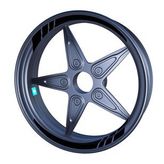 Çınar Extreme Moto GP Jet Siyah İç Jant Şeridi Sticker