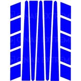 Çınar Extreme Şerit Şeklinde Reflektif Mavi Sticker