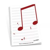 Çınar Müzik Defteri 30 Yp A4 Pp Kapak 22005-(***9 Adet***)