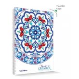 Çınar Nicea Ottoman Spiralli Defter A4 Kareli 96 Yaprak ( 71711)